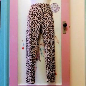 Leopard print Leggings (L)